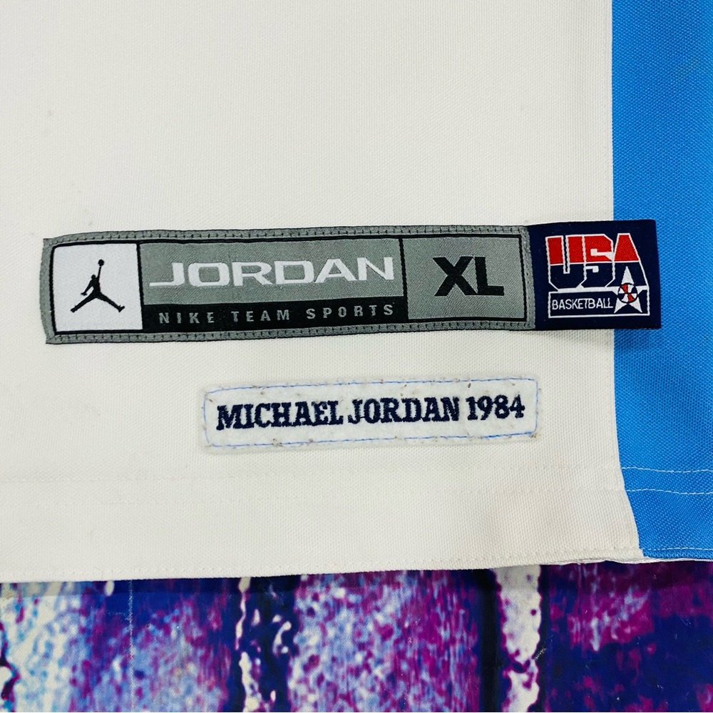 Michael Jordan North Carolina UNC Dream Team USA Reversable Jersey XL - Picture 5 of 13